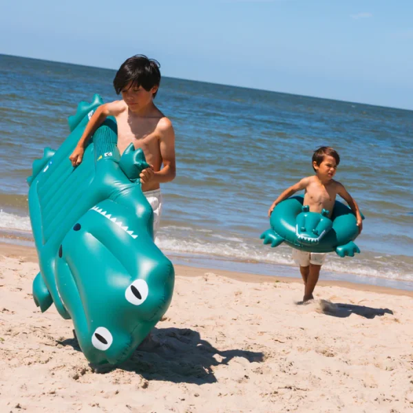 Luchtbed Zwembad Krokodil - Groen - Dreamscape