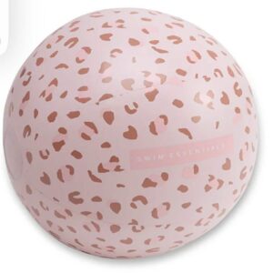 Strandbal - oudroze - Leopard
