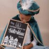 Goud Luxe pietenmuts royal blue 3-10jaar